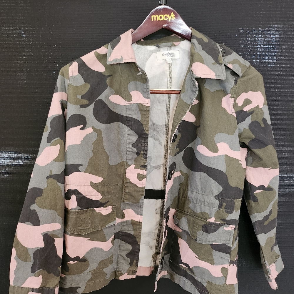 Charlotte Russe camo jacket. size medium. - Picture 3 of 11